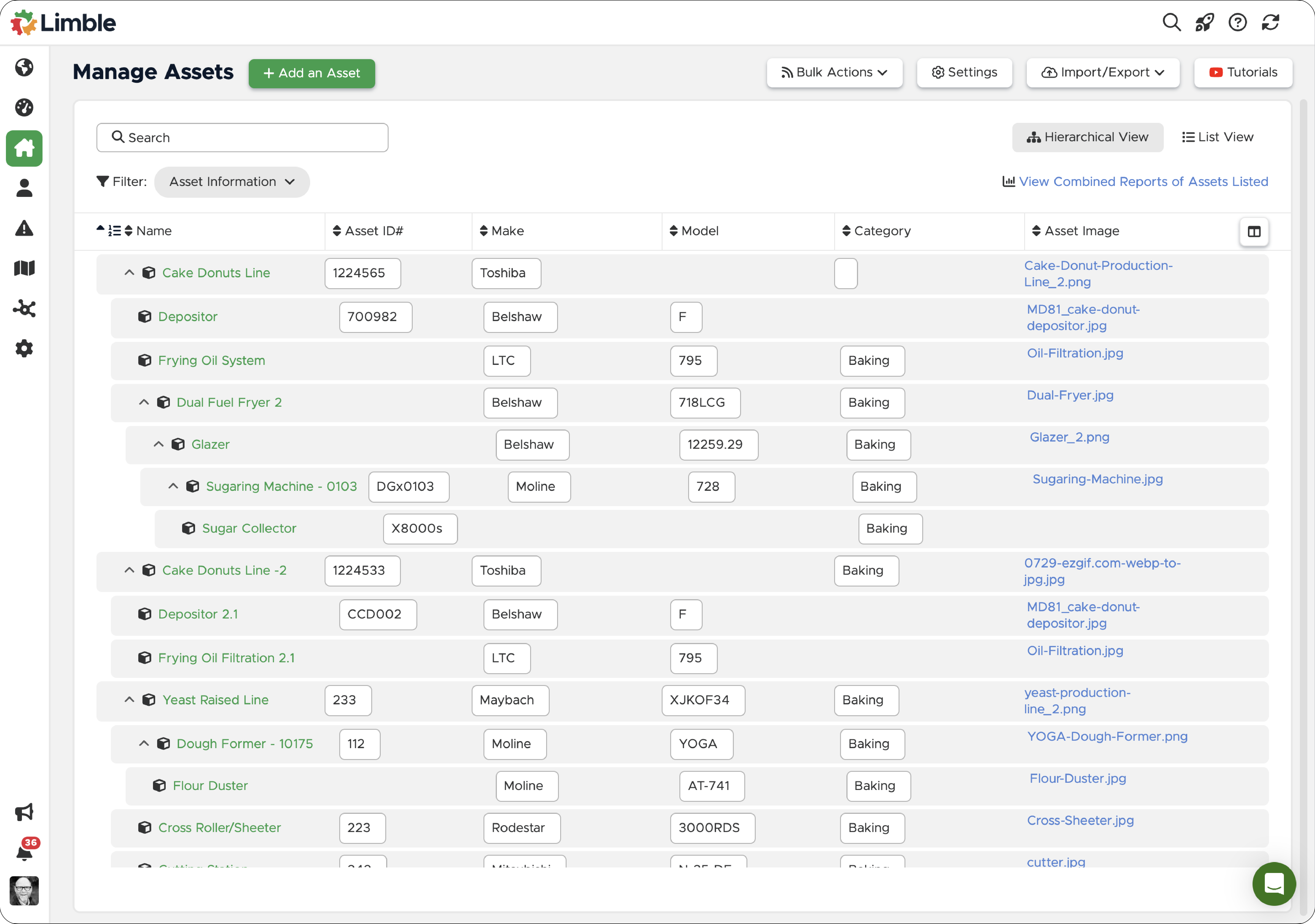 ASSETS - Effortlessly Organize Your Assets Asset naming convention examples inside Limble CMMS.